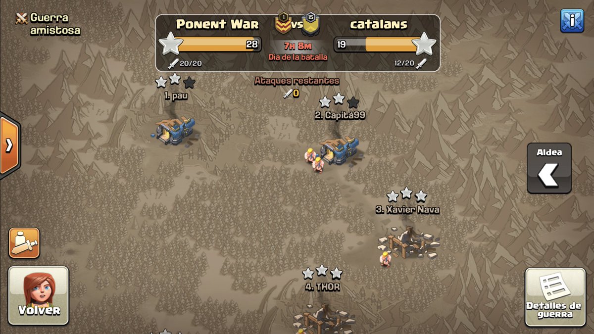 LleidaponentCoc's tweet photo. En joc les dos wars dels nostres equips a la @lligacatclash Ponent war te la guerra força encarrilada havent tancat els 9/10/11 i assegurant dos estrelles als 12. Lleida ponent haurà de suar mes... #goponent molta sort als dos contrincants! @next_state @catala i #catalans https://t.co/3RFJiSTpey