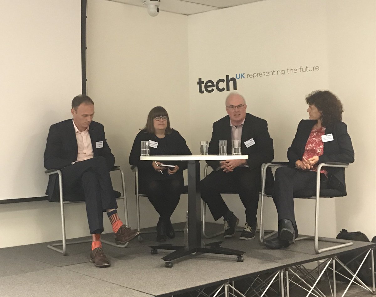 brightlemon's tweet photo. Interesting panel today at #techuk puttinf a positive spin on government digital transformation and giving us inspiration on how to tackle difficult issues in public sector with technology #govtech https://t.co/qDatZZASHr