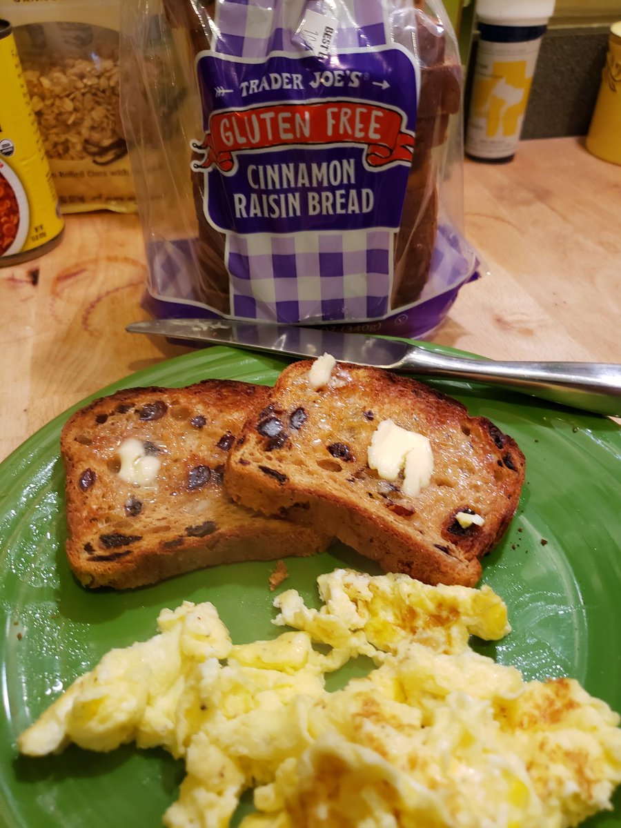 Sillyack's tweet image. Now this is a #HappyMorning #glutenfree #glutenismykryptonite #TraderJoes