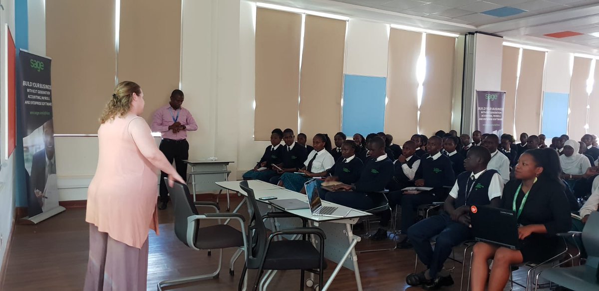 just_kui's tweet photo. At my favourite academy, MPESA Foundation, taking the students through Sage Business Cloud Accounting, a very simple cloud solution that will help them run their current businesses while in school. All this thanks to support from @sagefoundation. Helping build business leaders https://t.co/tNoE0dIySm