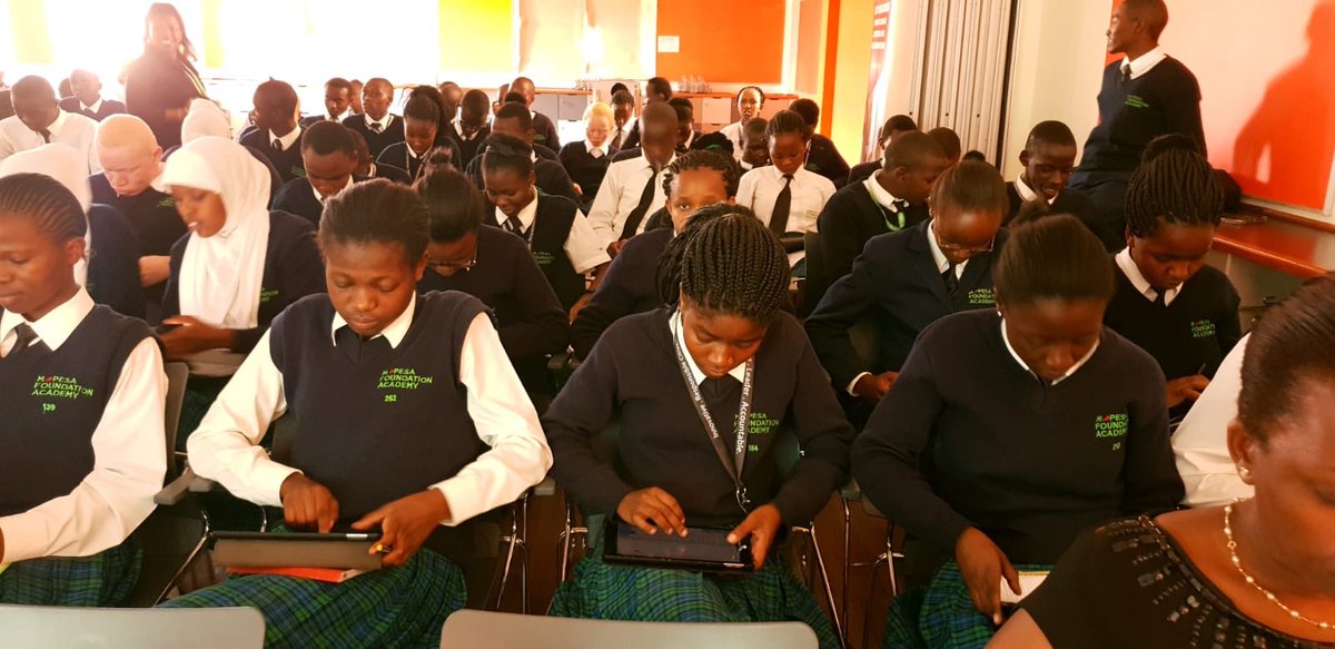 just_kui's tweet photo. At my favourite academy, MPESA Foundation, taking the students through Sage Business Cloud Accounting, a very simple cloud solution that will help them run their current businesses while in school. All this thanks to support from @sagefoundation. Helping build business leaders https://t.co/tNoE0dIySm