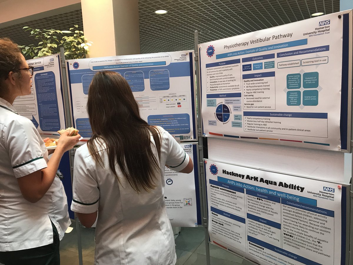 NHSHomerton's tweet photo. #AHPsDay poster presentation viewing and networking lunch to round off the event #WeAHPsHUH https://t.co/yp5TvMMCkv