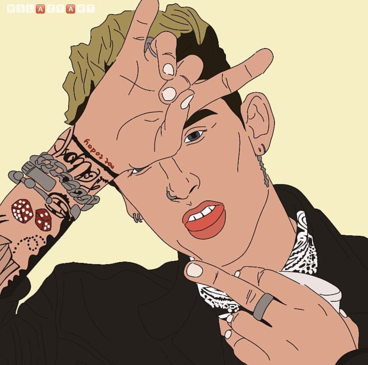 MGKSpain's tweet image. 😈#RapDevil 🎨 (IG: rslazyart)