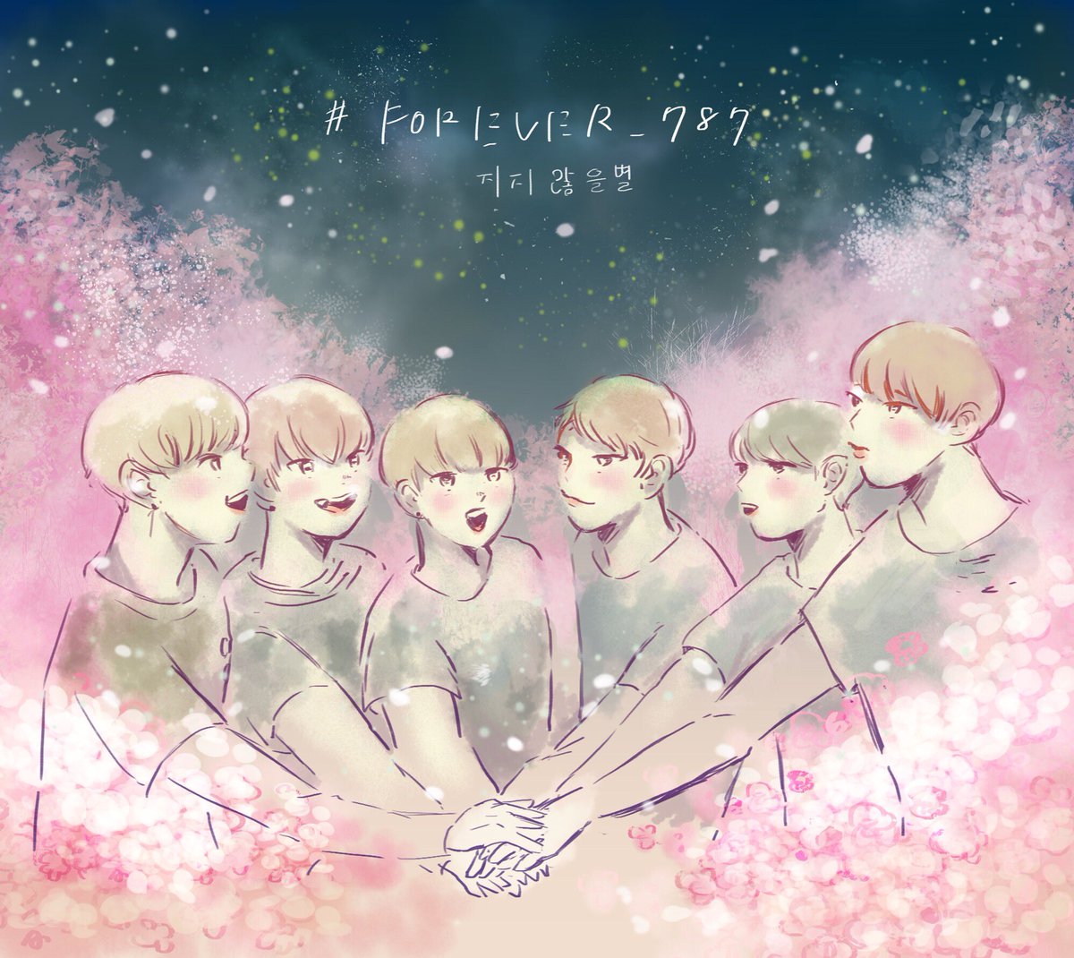 ooo_787's tweet photo. #JBJ_1주년_축하해 
こんな垢ですまんけどずっとずっと好きなんだ〜
それぞれ新しい道も応援してるネ🌻🦋💫
(再結成大歓迎だけれども)
(過去絵で미안해요) https://t.co/q8ufQ1HiI8