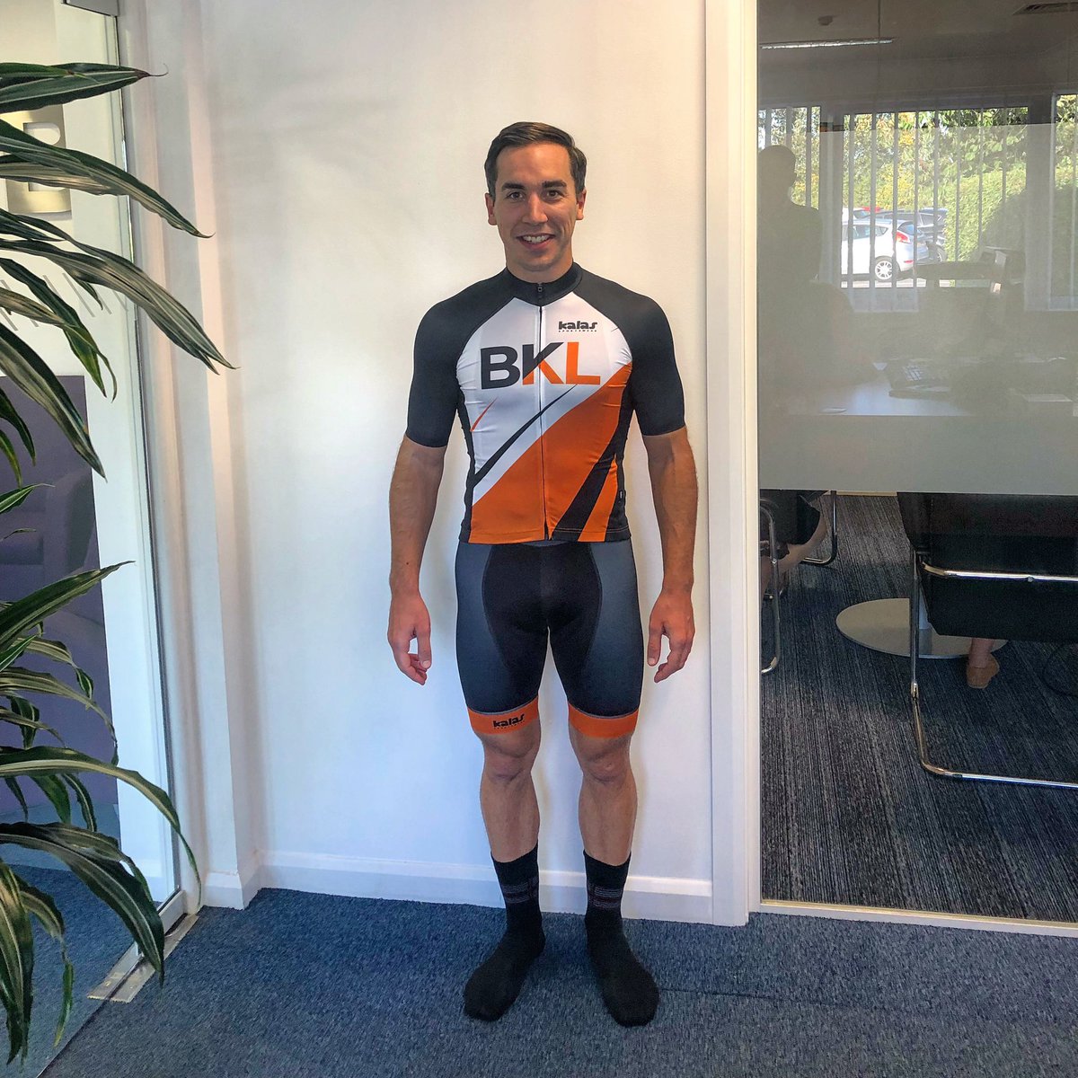 Looking forward to the inaugural Vitesse Cycling Series on Sunday. I’m ‘getting in the zone’ and parading around our Cambridge office in our team kit. Wishing all participants the best of luck! <a href="/FirstLightTrust/">FirstLight Trust</a> <a href="/BKLtweets/">BKL</a>