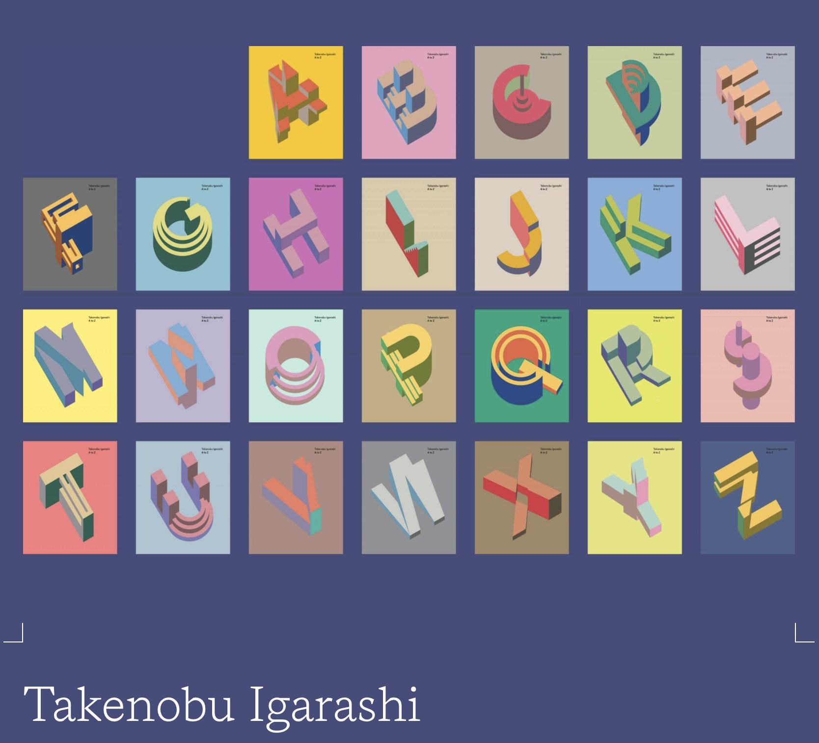 五十嵐威暢作品集「Igarashi Alphabets」 IGARASHI ALPHABET 1983(五十嵐威暢) / 古本、中古本、古書籍の