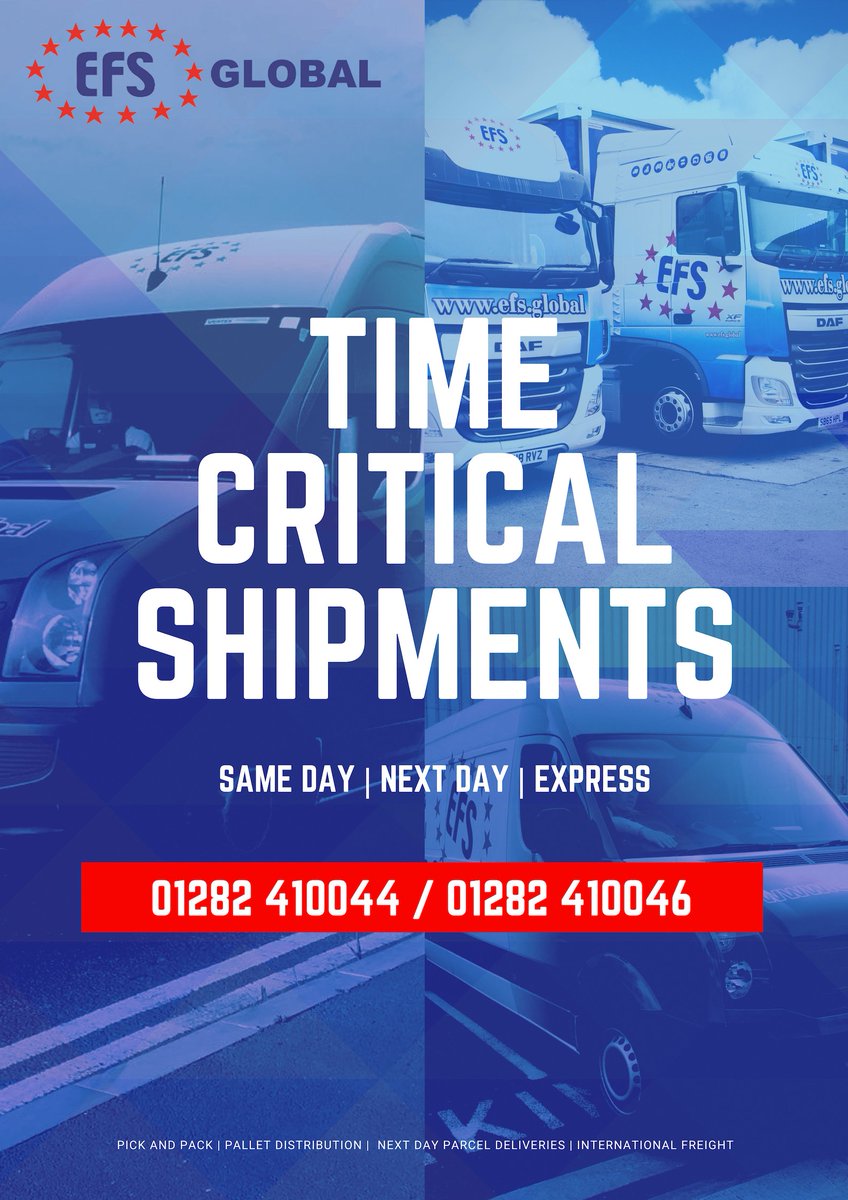 efsglobal_'s tweet photo. Do you have urgent time critical shipments? EFS have the service for you! visit: https://t.co/RgfhOvAVlO to get urgent freight moving. #timecritical #efsglobal https://t.co/Ik86DR6vz2