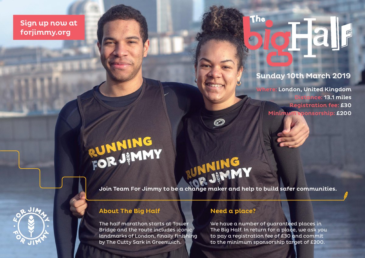 Sign up now for the <a href="/OfficialBigHalf/">The Big Half</a> <a href="/forjimmyHQ/">For Jimmy</a>!

Full details ➡️ bit.ly/2J0u4ri

#Millwall