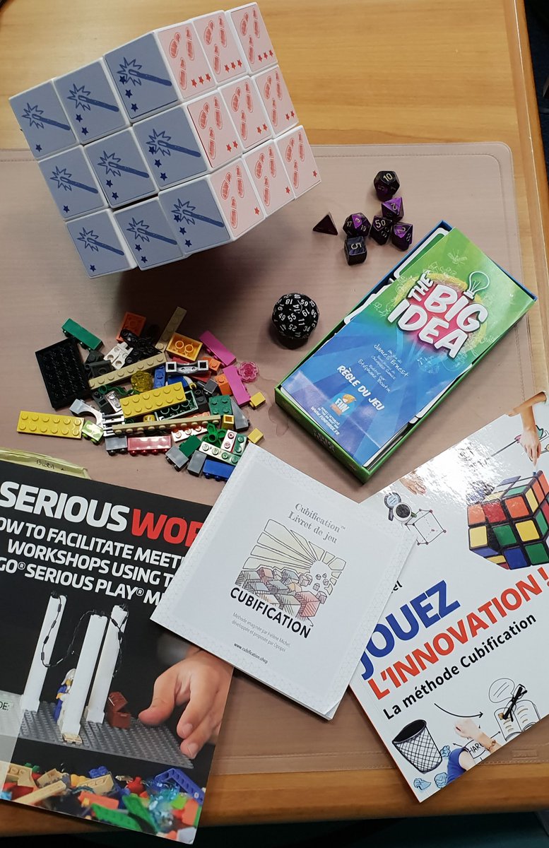 Gamixlab's tweet photo. Journée passionnante à animer une session de formation totalement ludifiée sur le thème de l’innovation pédagogique avec @LEGOSERIOUSPLAY, The Big Idea @Funforge et la @Cubification_ ! @Gamixlab @philippelid @uvsq @UPECactus @PedagoNum @philippelid @IAE_G_Eiffel @EsipeCreteil https://t.co/6yWqKDCl44