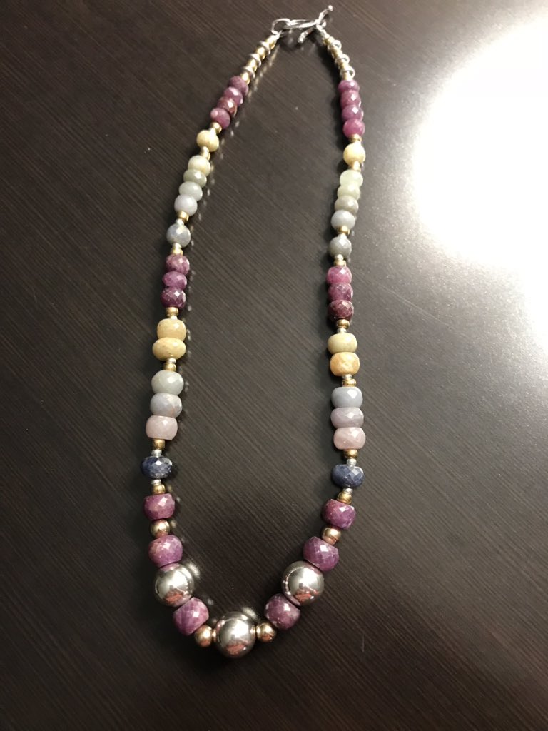 MarsBeads's tweet photo. Sapphire Necklace https://t.co/NAtIIAAeRG