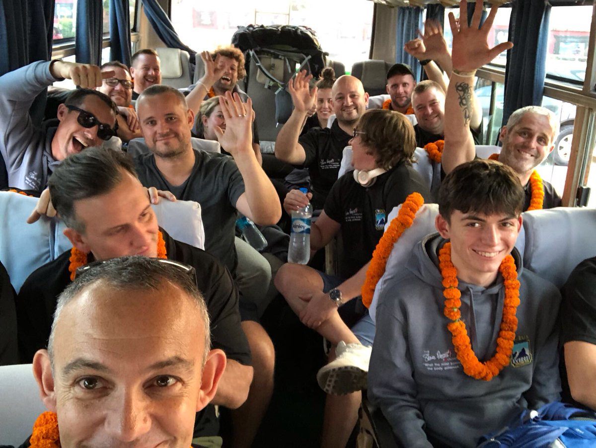 StevePrescott1's tweet photo. Our @CoeusInsurance #everest4precky team have safely arrived at Kathmandu! Rest up now team briefing #sleep and then get ready to tackle #luckla airport and then The trek begins https://t.co/RBKrMHaTY0