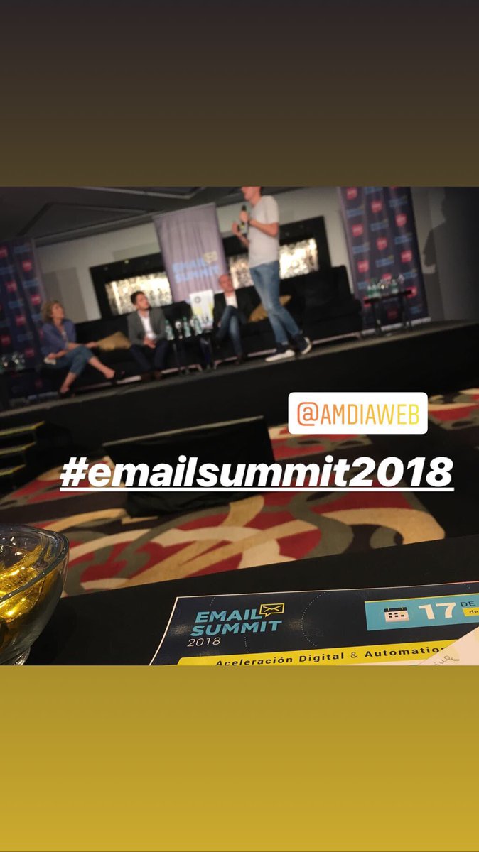 agusmilanini's tweet photo. Comenzando a escuchar a los profesionales en Email Summit, @RDStationES @AMDIAweb #emailsummit2018 https://t.co/thNhKRqOws