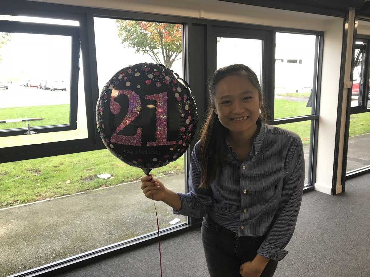 Happy 21st Birthday to our sales #apprentice Jess! Thank you to Jess's family for bringing in some lovely food the whole team could enjoy!