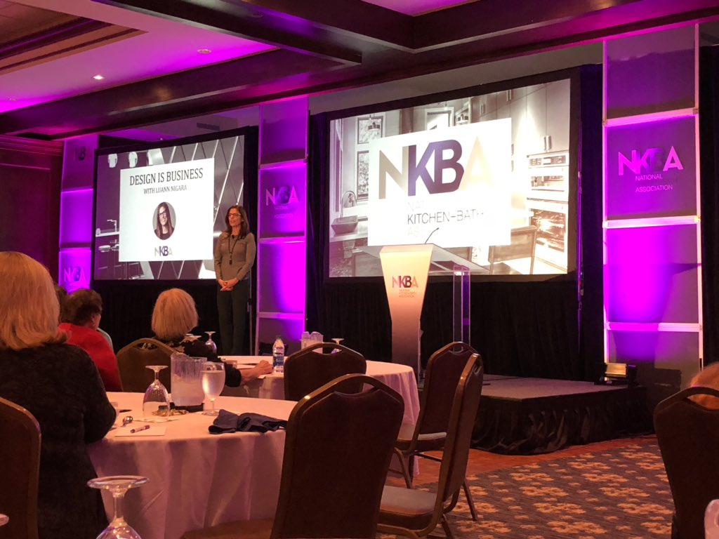 NKBA_CEO's tweet image. @WindowWorks_NJ Luann Nigara #DesignIsBusiness session @thenkba Design Business Summit 4.0 @HPMarketNews #hpmkt2018 #NKBA #NKBACertified