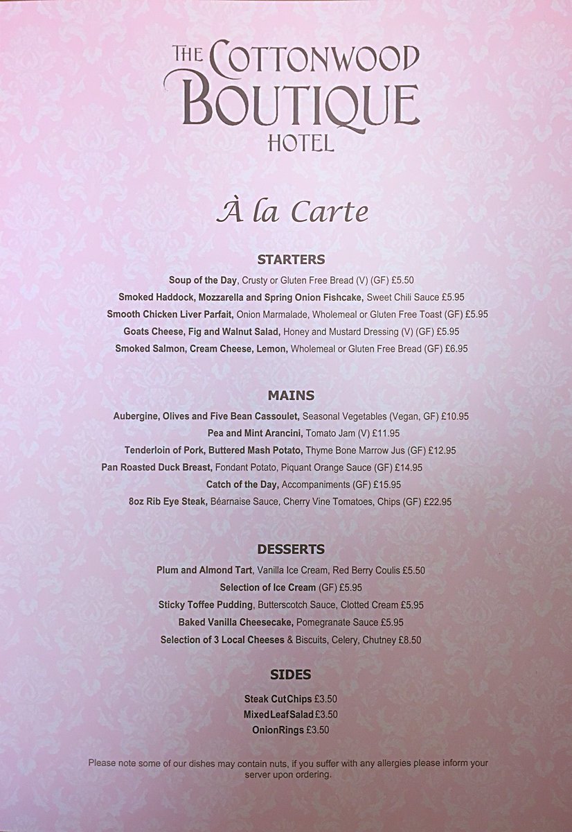 Delicious new menus launching this Friday, we have a 3 course set menu for £22.50 per person, or why not go for our bigger A La Carte menu. Only a few tables remaining call us today on 01202 553183. #amazingfood #besthotel #booknow