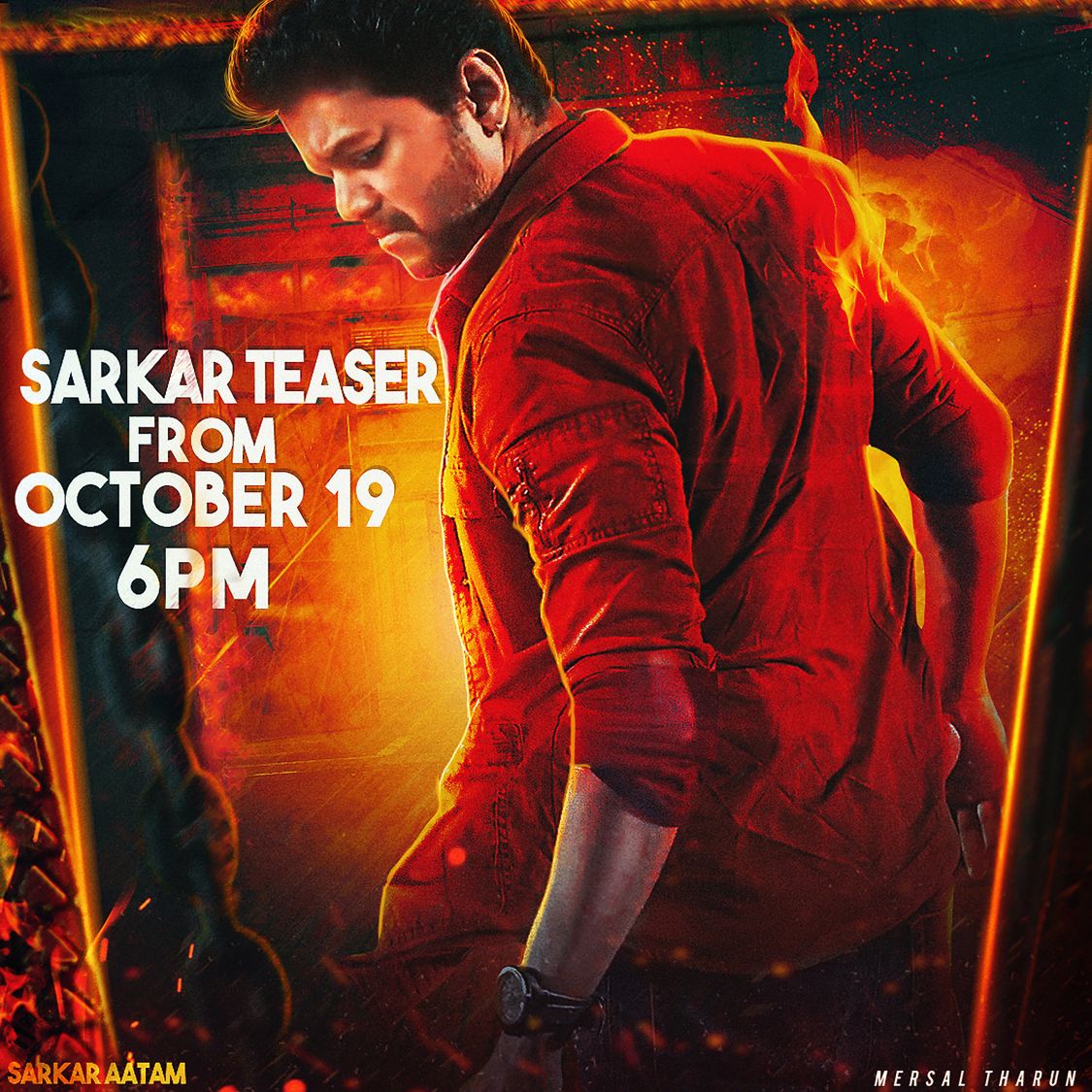 Ab_Al_Latheef's tweet photo. Only 2 Days to go! #SarkarTeaseron19th 
#2DaysToGoForSarkarTeaser @SarkarMovieOffl https://t.co/wn8xjiKWpv