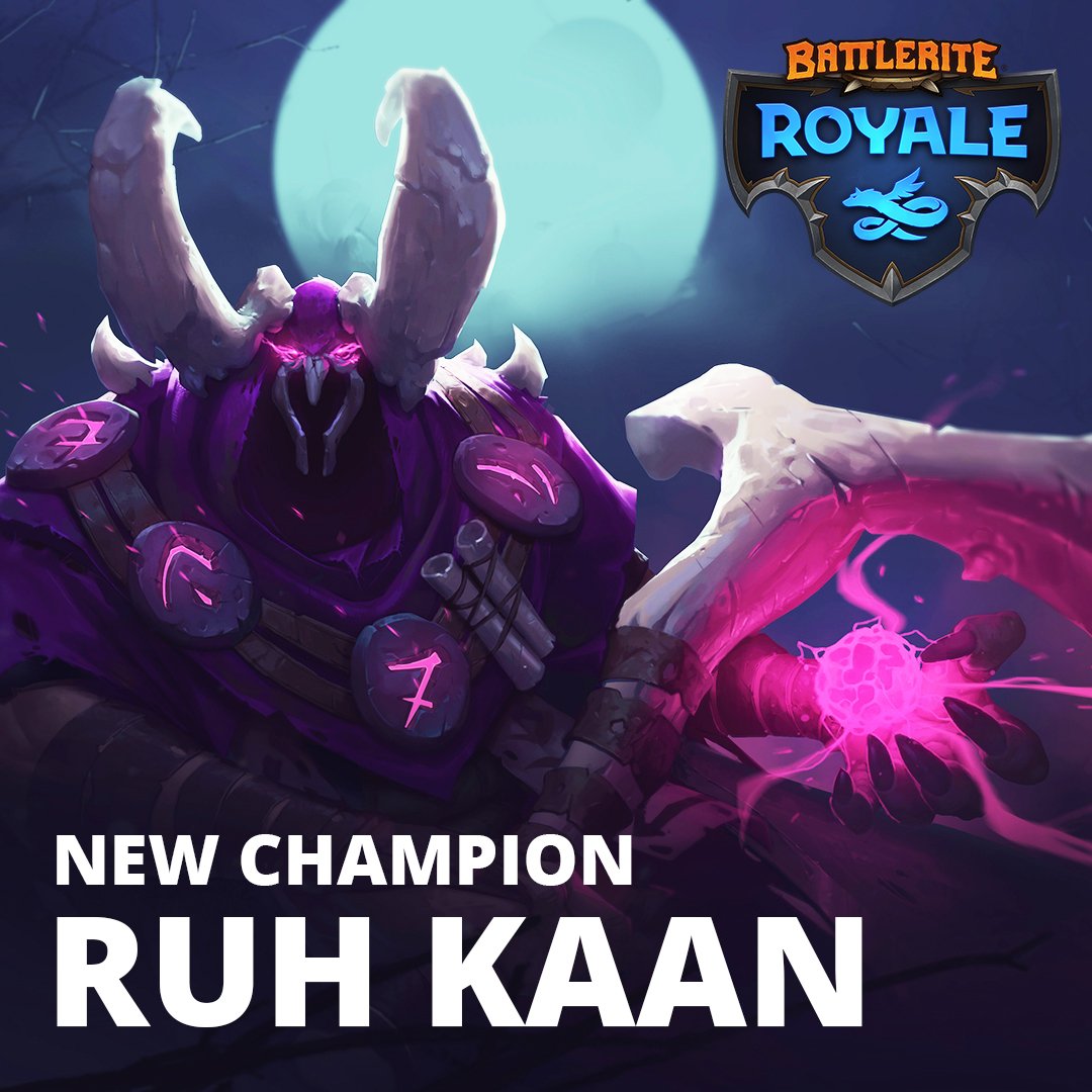 He is the boogeyman.

He is the last standing.

Ruh Kaan has arrived in Battlerite Royale.