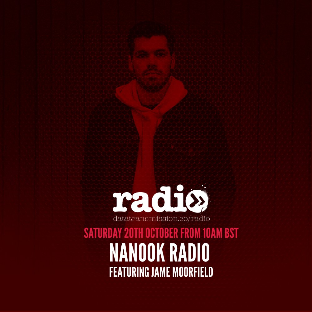 This week we have Jame Moorfield on our 'Mix of the week' Show. Live on <a href="/Datatransradio/">Data Transmission Radio</a> From 10am Saturday morning... Set the alarm!