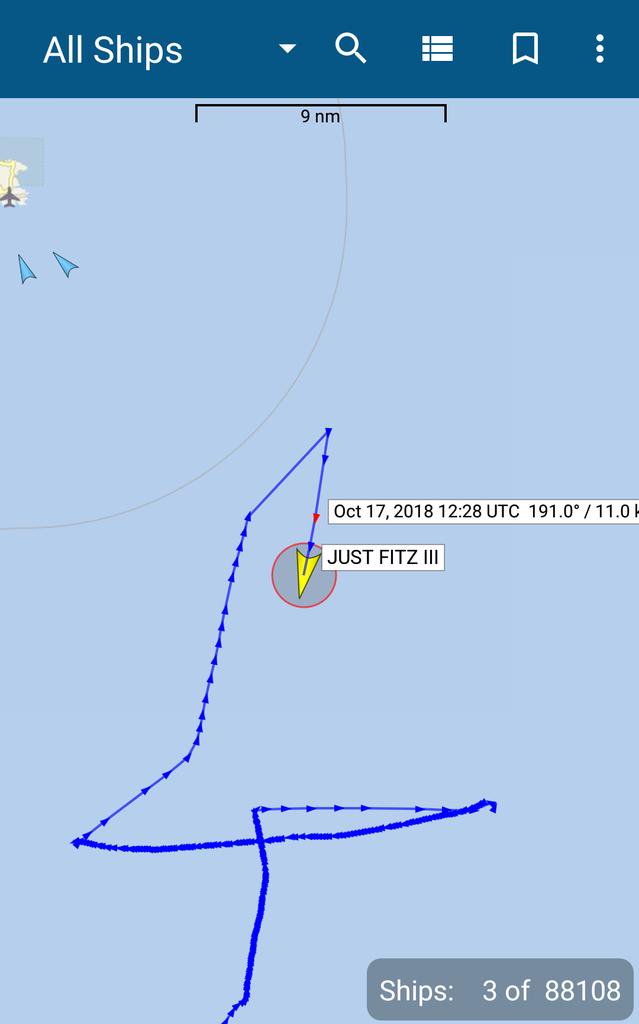 scandura's tweet photo. #migranti (14:54) 🔴 INVERSIONE DI ROTTA. Il cargo #JustFitz, arrivato in prossimità delle acque italiane, naviga ora verso la zona SAR maltese.
Ancora nessuna comunicazione ufficiale dalle autorità 🇮🇹 e 🇲🇹 sul cargo #JustFitzIII sotto #Lampedusa (14:54). https://t.co/04tZb0XvTG