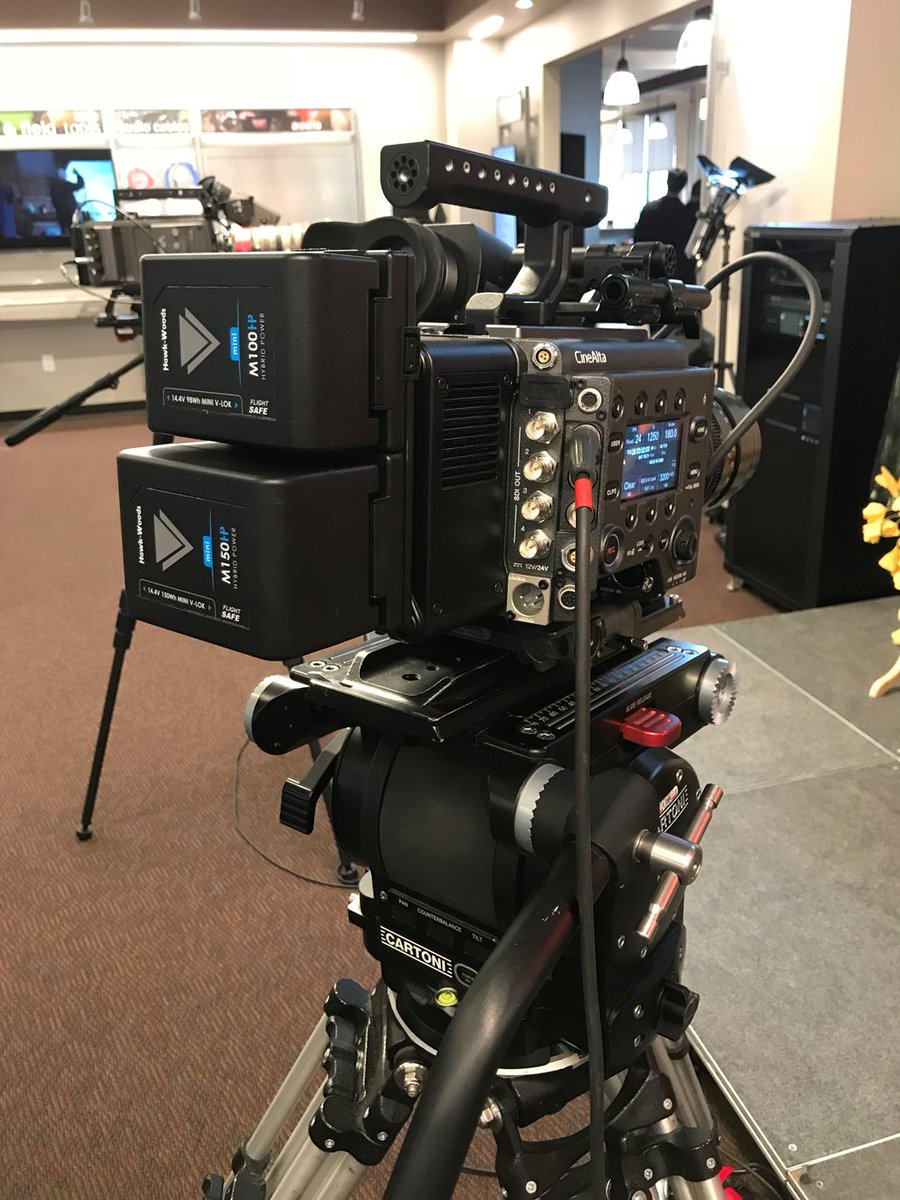 ManiosDigital's tweet photo. Attending #NABNewyork? 🎥😃 Check out #ManiosDigital booth N335 for the latest from #Cartoni, #kinotehnik, and #Hawkwoods. We have special #packages set up you won't see anywhere else including this #beauty 😍 with the #sonyvenice!

#Cartonisocial #broadcast #broadcastproduction https://t.co/JvpXdm9BIr