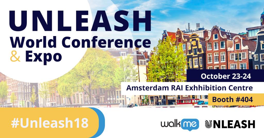 Can’t wait to see you at #Unleash18 next week for two days packed full of #HRtech and #AI innovation in Amsterdam!  Visit us at booth #404 to check out our eye opening #automation demo-> ms.spr.ly/6016r7QEY