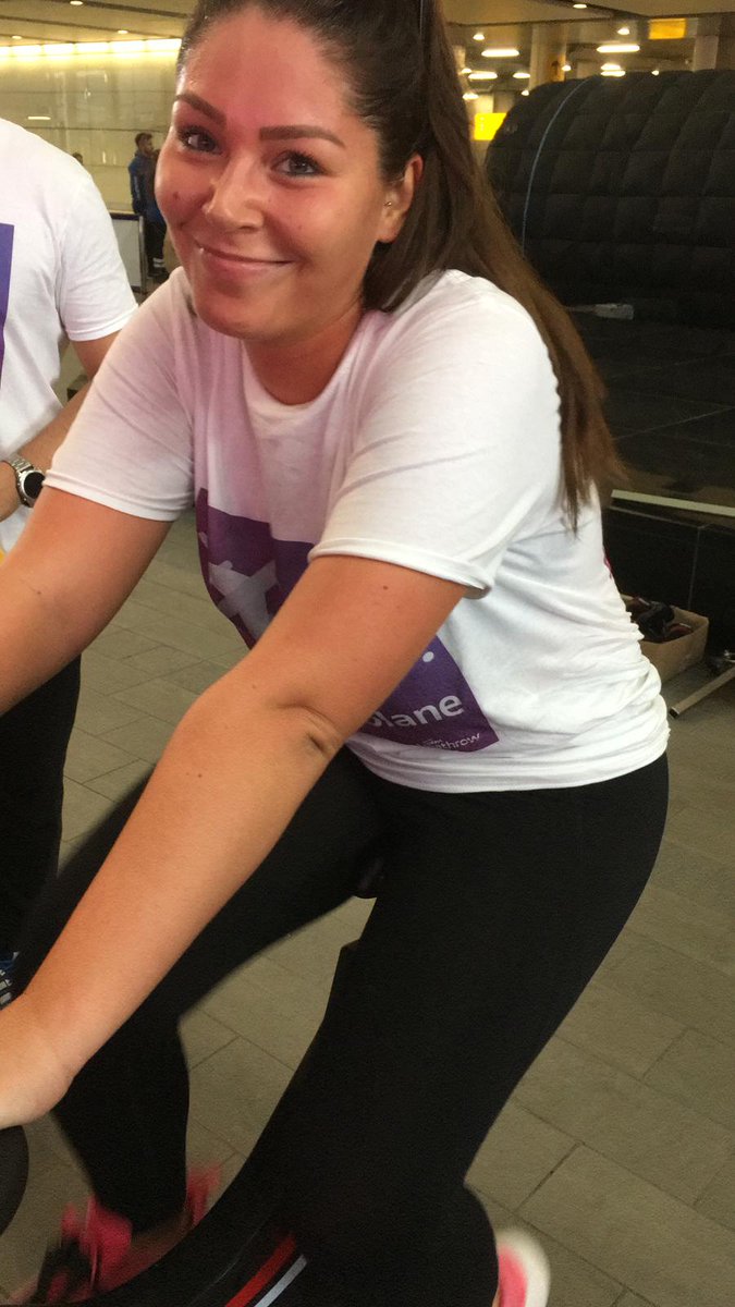 Some of our team have been taking part in the #RaceThePlane 🚴‍♀️ event today at Heathrow Terminal 2, to help raise money for various charities. You can read more about the event on the @yourHeathrow website: bit.ly/2RU41pX