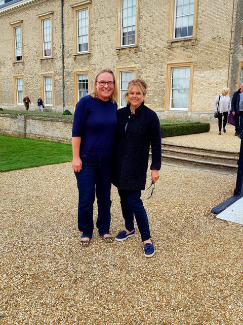 My friend Emma kindly came to my #WalkingonSunshine talk <a href="/AlthorpLitFest/">Althorp Lit Fest</a> I'm so grateful for her support!