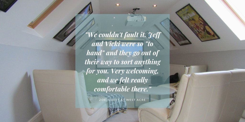 A very kind review from Zoe &amp; her hen party, some of West Acre's previous guests.

Find out more about West Acre: buff.ly/2EAXldU
#celebrationholidayhomes #luxurycottages #holidayhomes #Yorkshire