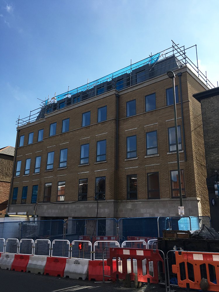 Official_McLH's tweet photo. Works are nearing completion at our @Jewish_Care Hendon site, which is comprised of a 5-storey and separate 2-storey care home with assisted and independent living apartments, as well as communal and activity areas. https://t.co/eoHdK5vsDp
