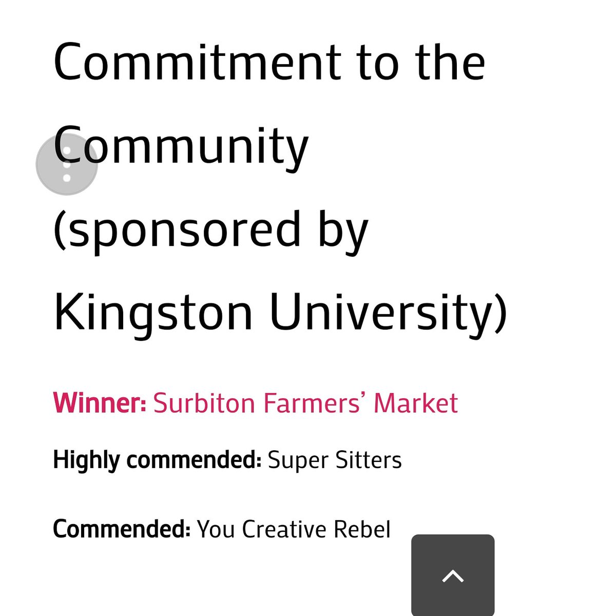 youcreativereb's tweet photo. #Kingston #Business #Excellence #Awards #2018 #sponsored by #Kingstonuniversity And the winners are... 

We won #Commended https://t.co/WaQ2YcajlP