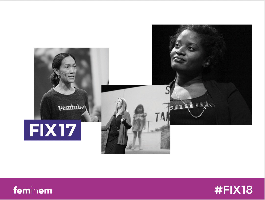 feminemtweets's tweet photo. Last year #FIX17 was incredible.  We laughed, we cried. At #FIX18 we will do it all again. @darakass https://t.co/Ga28Av3xDB