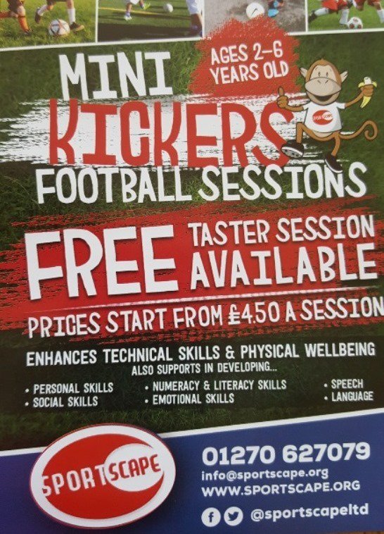 SportsCoachingG's tweet photo. COME AND MEET MARVIN
Looking for a football session for your little one, why not come and try mini-kickers
for more information contact info@sportscape.org @shavington #football #fun #sportscape https://t.co/a5d5KxSFg6