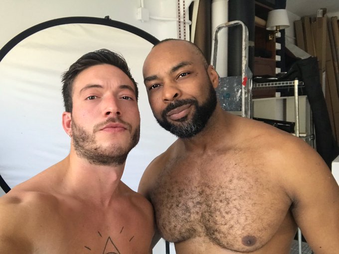 3 pic. Had an HUGE hot shoot with this daddy for @fuckermate_com @fuckermateBTS @RayDieselXXX thank you