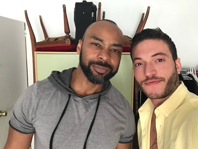 2 pic. Had an HUGE hot shoot with this daddy for @fuckermate_com @fuckermateBTS @RayDieselXXX thank you