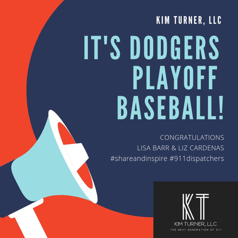 911KimTurner's tweet photo. CONGRATULATIONS @ljb633 @La_Liz for winning #Dodgers tickets! Thank you for all that you do in 9-1-1. 

#FirstoftheFirstResponders #IAM911 #LetsGoDodgers 

@RyanDedmon911 @911podcast  @911LAPD #KTLLC #Leadership https://t.co/54bUTlS83F