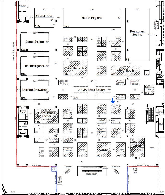 OPEXcorporation's tweet image. Only 5 more days until  #ARMALive2018 in Anaheim hosted by @ARMA_INT !
We thought you might like a map to find us at Booth #619
#MailAutomation and #DocumentScanning is our specialty. Check out demos of our #FalconSeriesOfScanners and #MailMatrix while you&apos;re there!