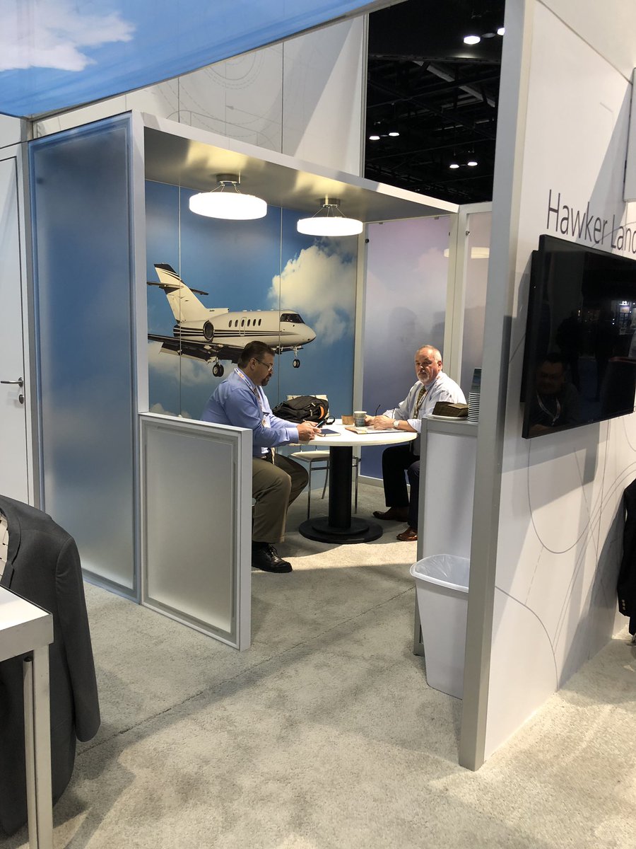 Av8MRO's tweet photo. Day 2 ready #NBAA2018 #av8 #NBAA18 https://t.co/g39iofZshj