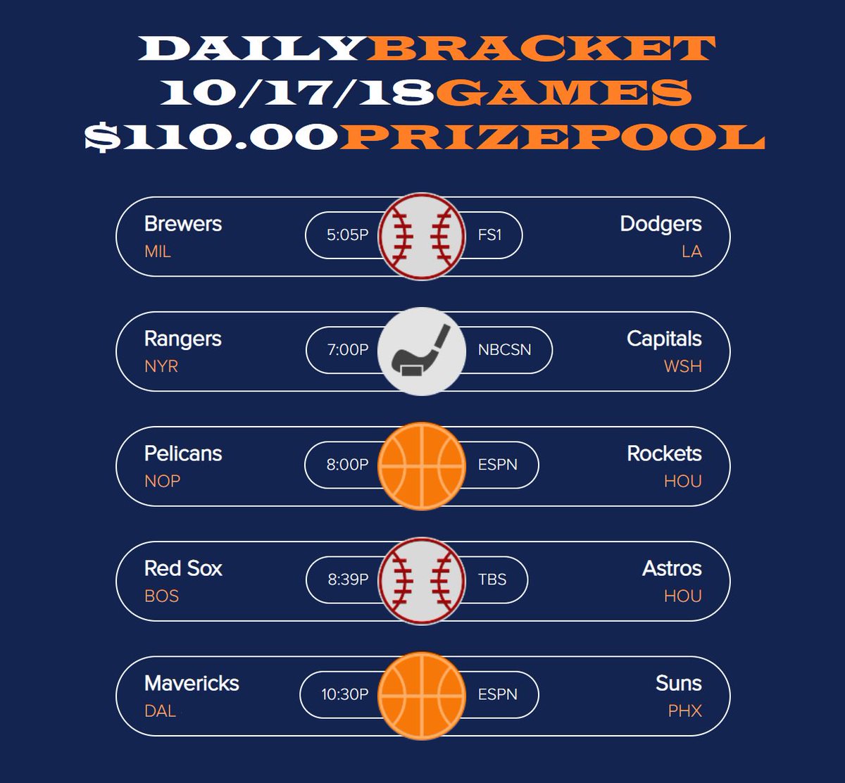 Daily Bracket tweet media