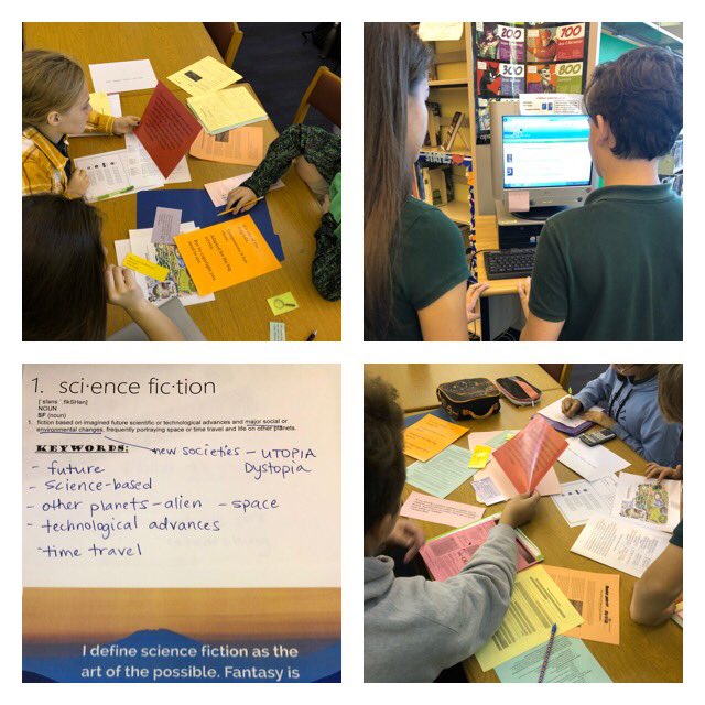 Booker’s Bunch working on <a href="/breakoutEDU/">Breakout EDU</a> to unpack new reading projects. #WalkerExplores <a href="/WalkerMiddleIB/">Walker Middle Magnet IB World School</a> <a href="/hubofschool/">HCPS Library Media</a>