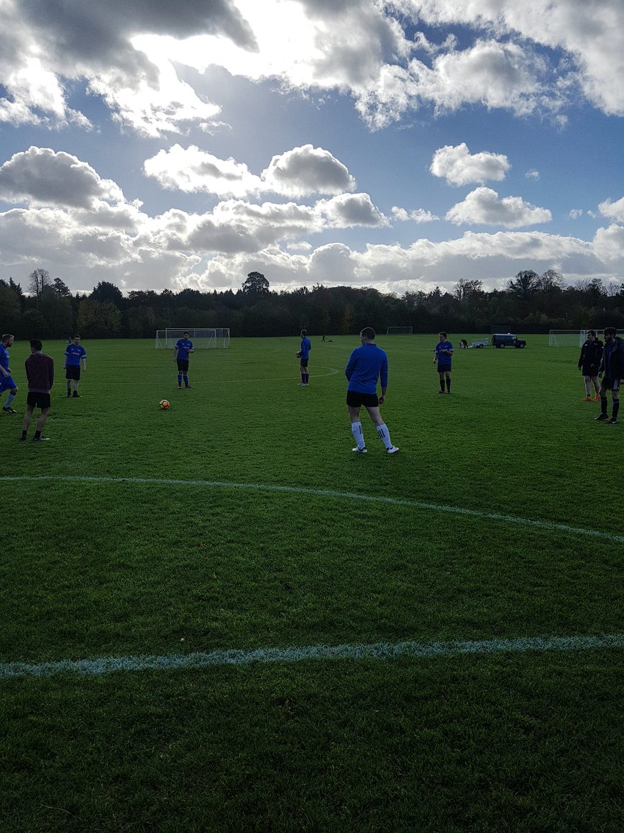 UnionTCFootball's tweet photo. Beautiful day at Hydebank as the boys in blue look to bounce back from last week's defeat https://t.co/vKEfZBmKcu