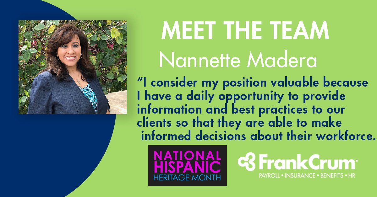 In today’s #workherewednesday, meet HR Consultant Nannette Madera who’s fond of her Puerto Rican heritage. Click here to read more about Nannette: bit.ly/2RR2GQM