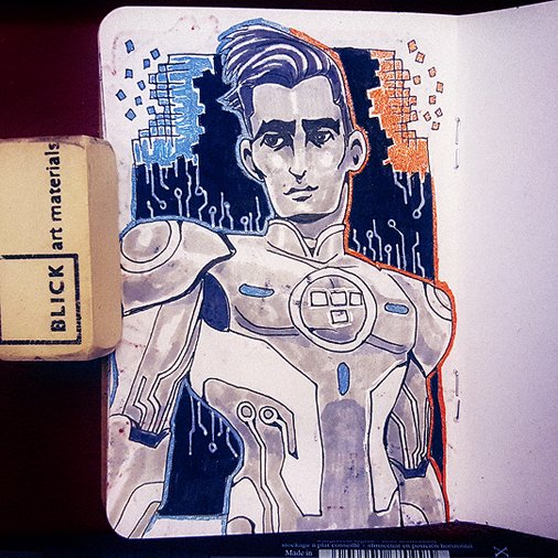 ShalmonsArt's tweet photo. beck for #InktoberDay16 - "Angular"

i can't draw his face but i enjoyed the excuse to draw some tron uprising :'v

#inktober #Inktober2018 #InktoberAngular #tron #tronuprising https://t.co/Ha196vr4IP