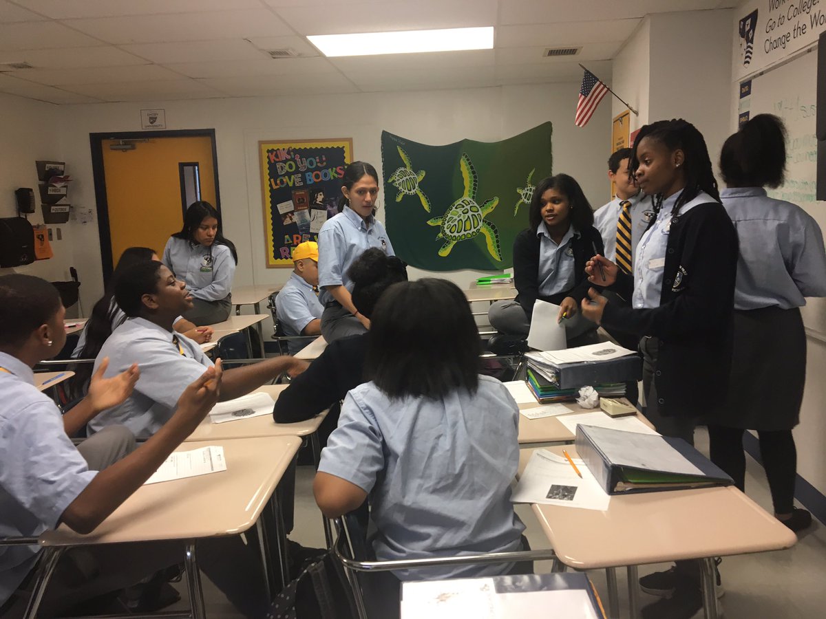 jmewheatcroft's tweet photo. To prepare for our reading of Animal Farm, Lit 1 scholars are participating in their own Revolution today! #FreedomPrep @DPFreedomHigh https://t.co/l40KOUMkF8