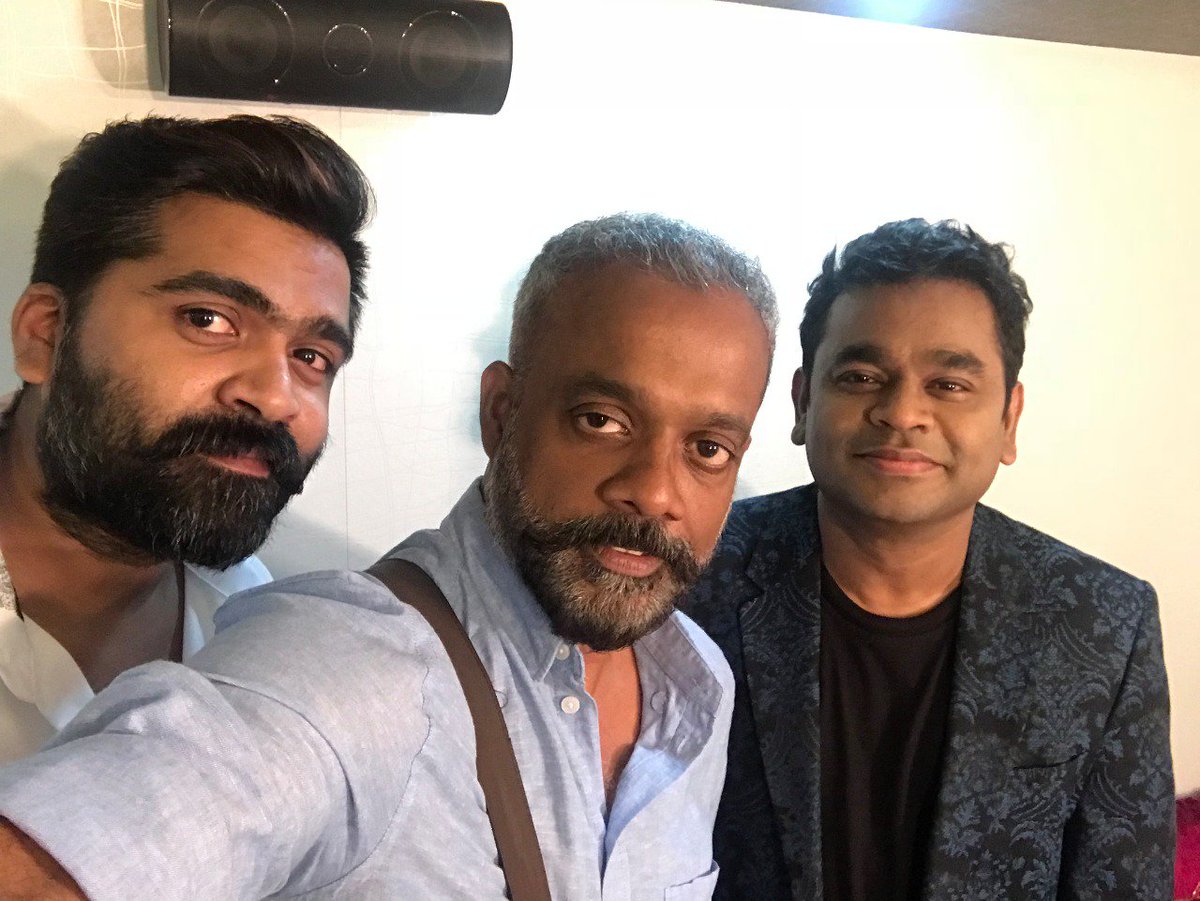 STR Simbu, A R Rahman and Gautham Menon