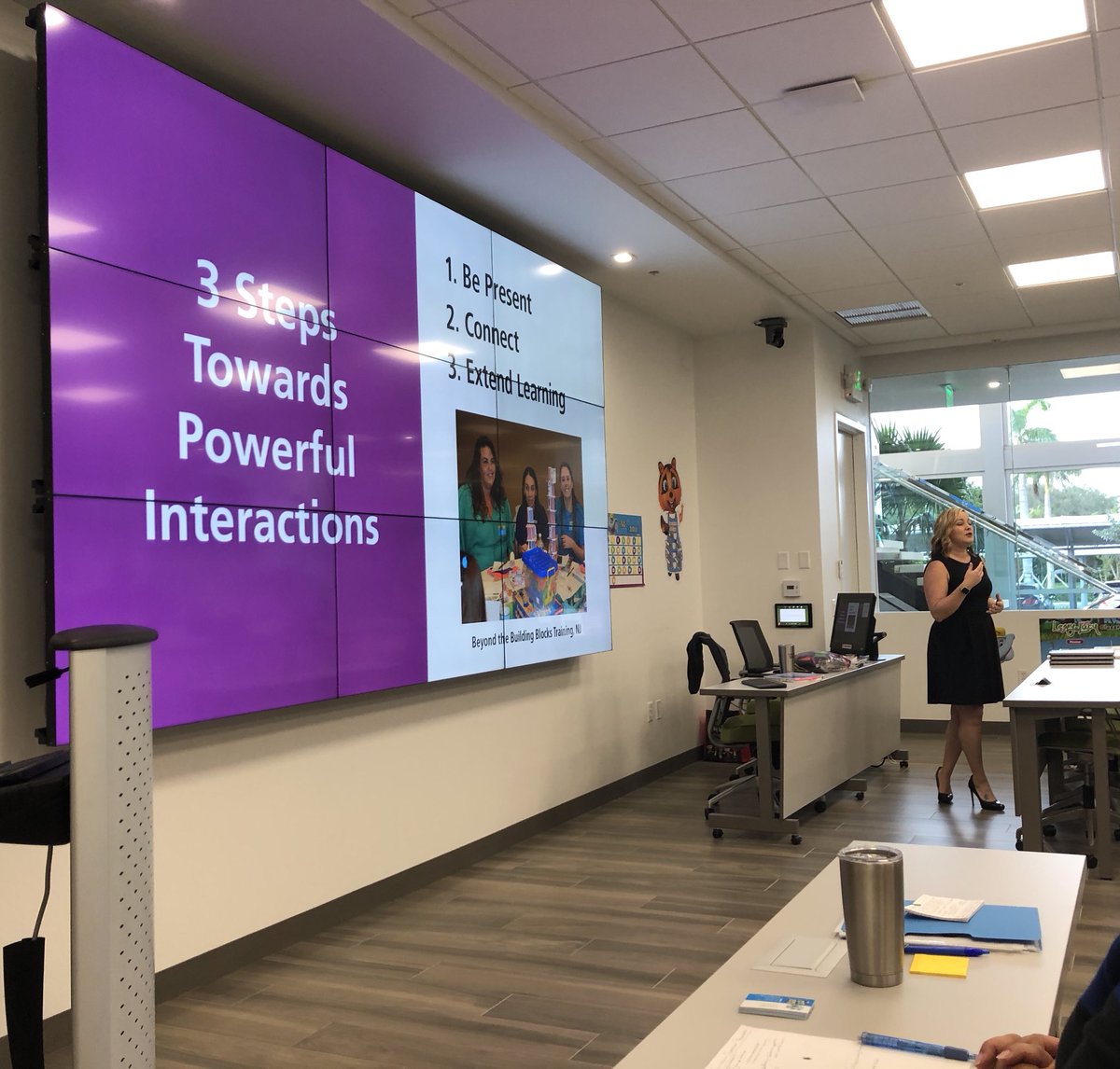 MonicaNolasco98's tweet image. Training our franchisees @TheLearningExp on one of my favorite topics, the importance of Powerful Interactions. #bepresent #connect #extendlearning #LearnPlayGrow @iheartflexi