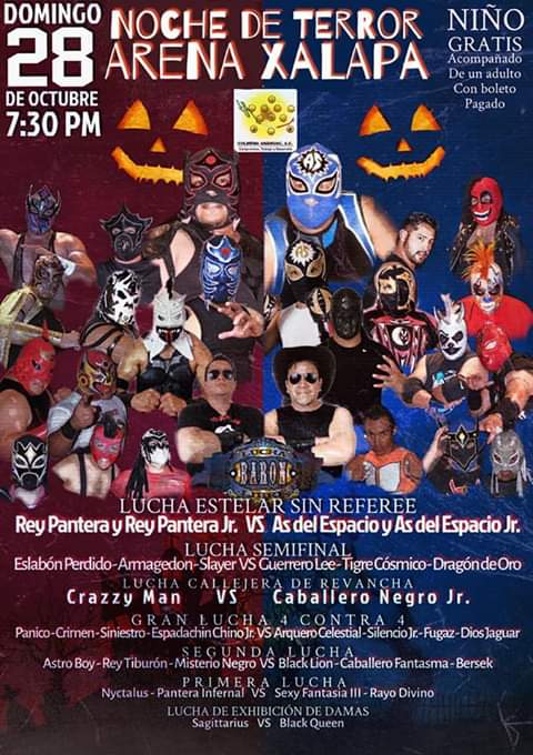 VozpopularMX's tweet photo. Noche de Terror Arena Xalapa 28 #Octubre2018 BARON LUCHA LIBRE
https://t.co/ihD3Pl4Qm2 https://t.co/Z4FkqPvZmd