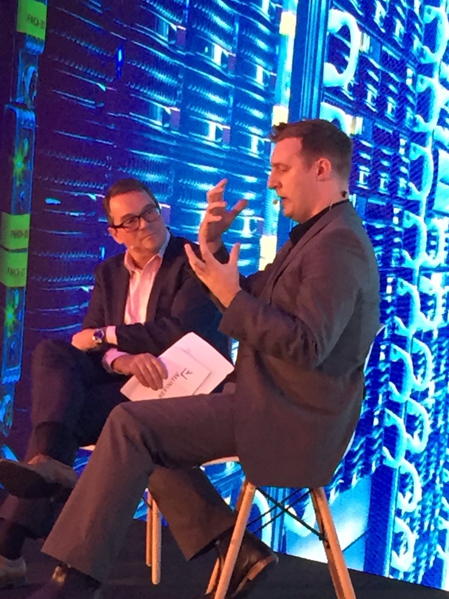 Fintech_Brennan's tweet photo. “AI is becoming normalized to the point of being boring” ... “ML makes humans more valuable” - Matt Wood of @awscloud interviewed by Axel Threlfall at @ReutersUK for the @Refinitiv Enterprise Technology Forum https://t.co/ZiqVlUxLYe