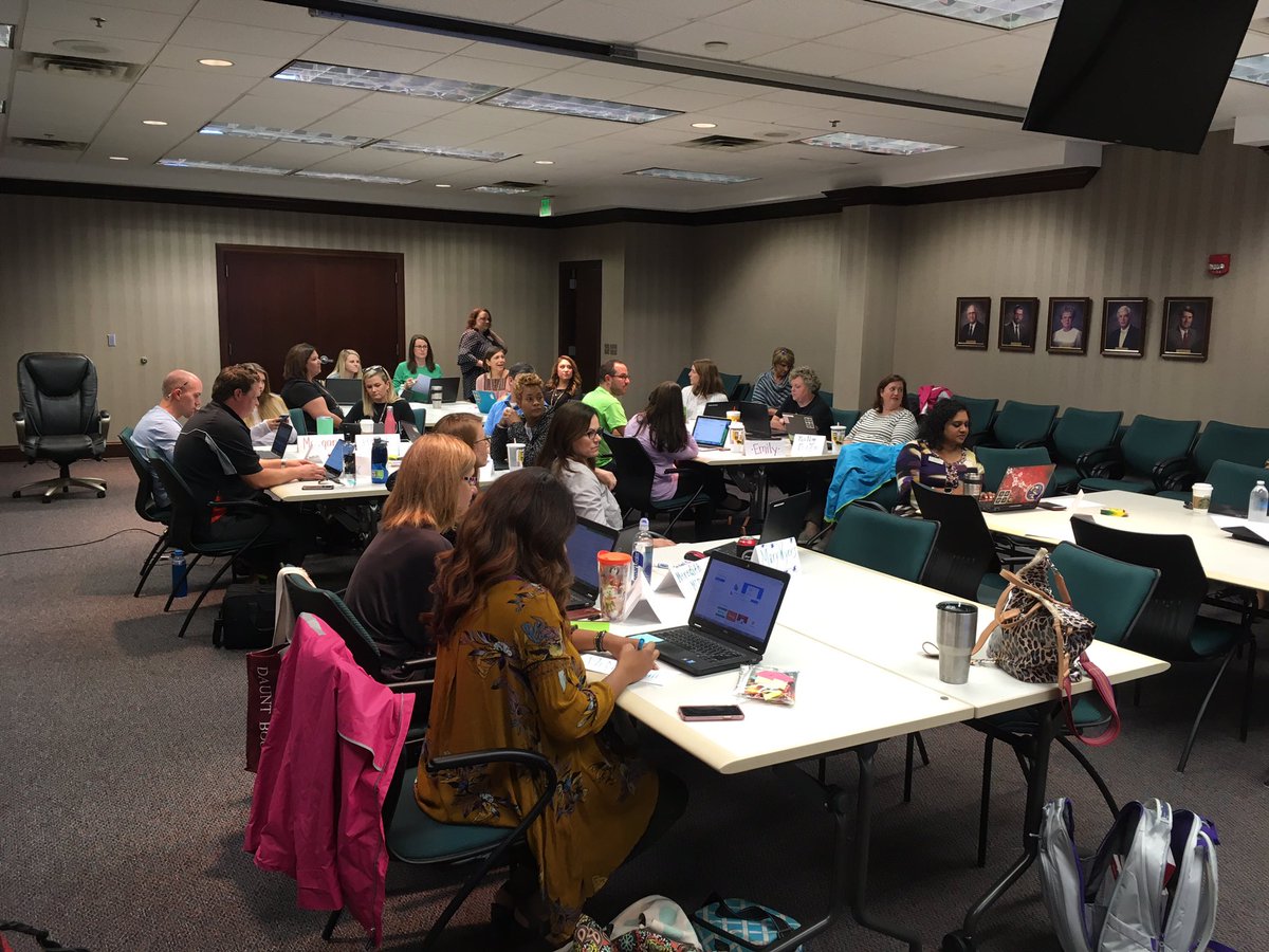 jrichardson30's tweet photo. Really excited to be working today w/the HCS Design Team on developing plans for how we will be implementing the new #ALDLCS Stds @HooverSchools! #ROCKSTARS #CS4ALL https://t.co/3Iyc0hQPMD