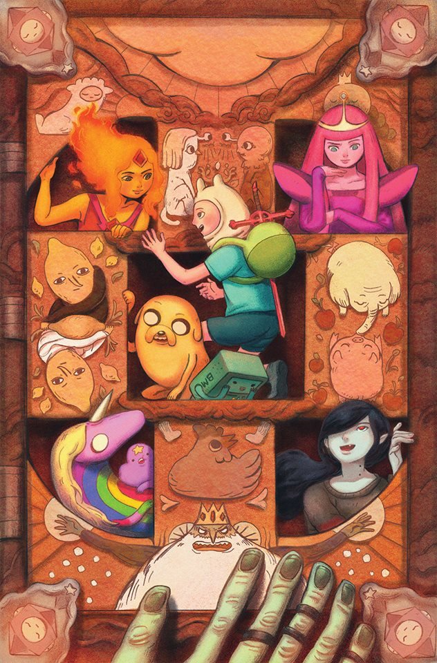 FlameMinion's tweet photo. Adventure Time: Season 11 #4 covers. https://t.co/wFQ0a2Im9r
