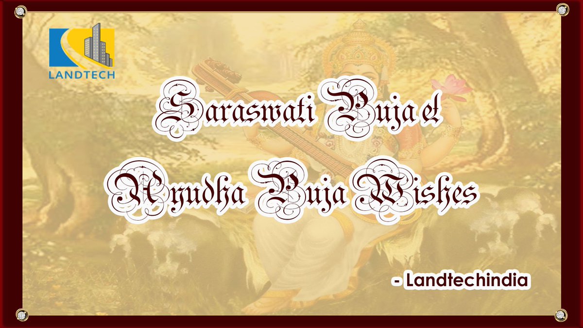 landtechindia's tweet photo. Saraswati Puja Wishes...@landtechindia
#interior #interiordesigners #architect #saraswatipuja #ayudhapuja https://t.co/adPVVHPA1d